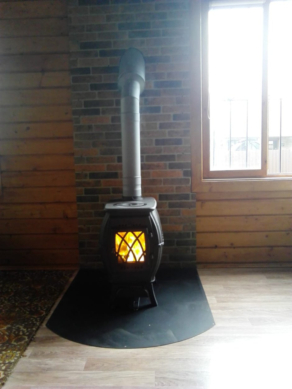 Печь в каркасном доме