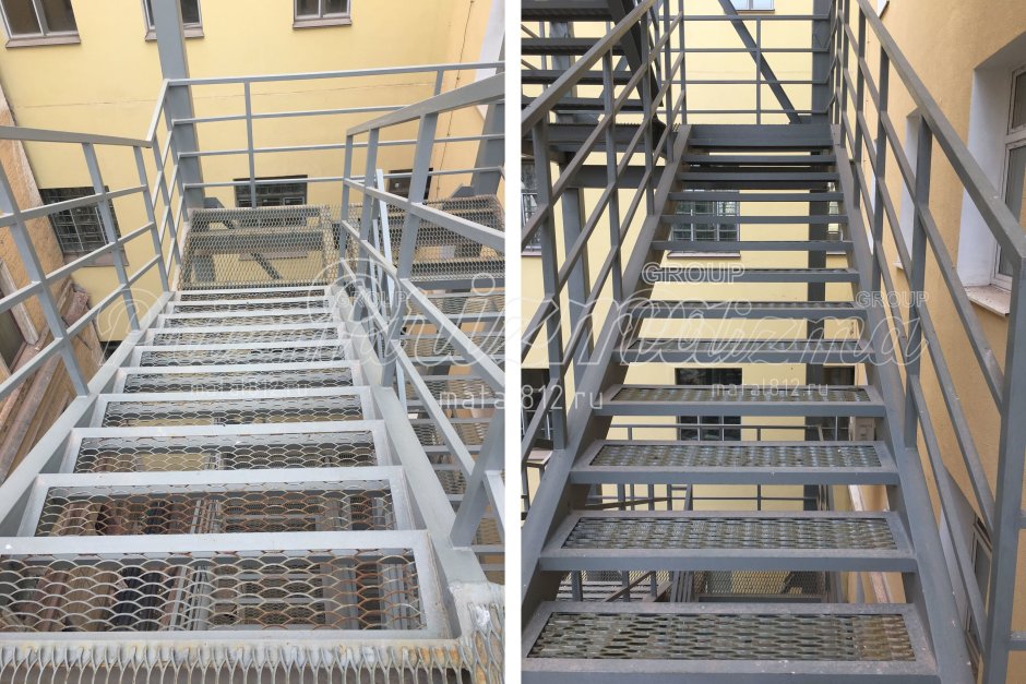 Маршевая лестница п2 Борге