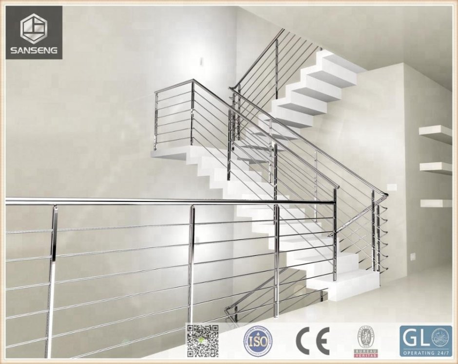 Металл Делюкс перила для лестниц инокс