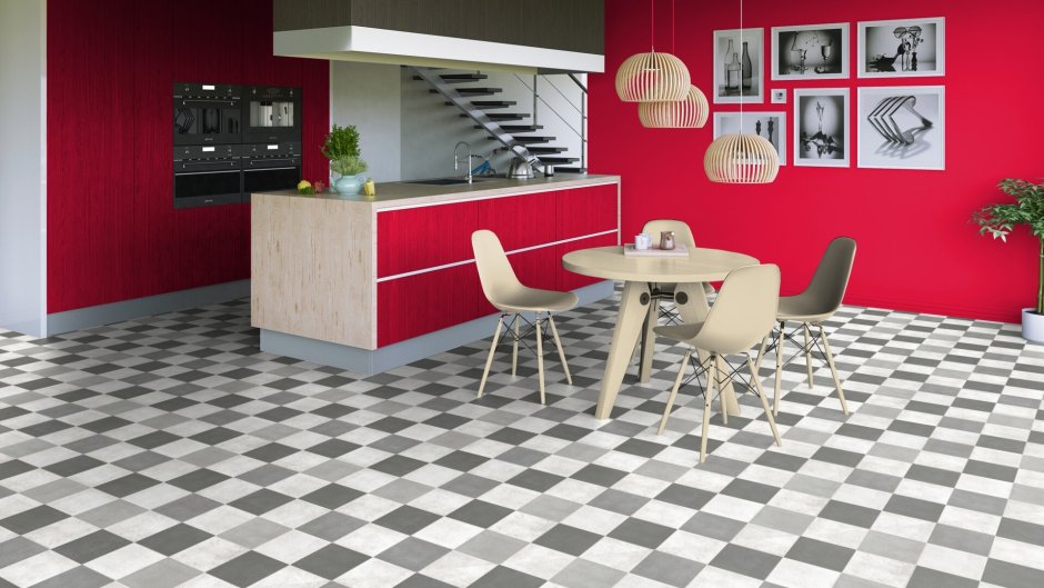 Линолеум под мраморную плитку Таркетт