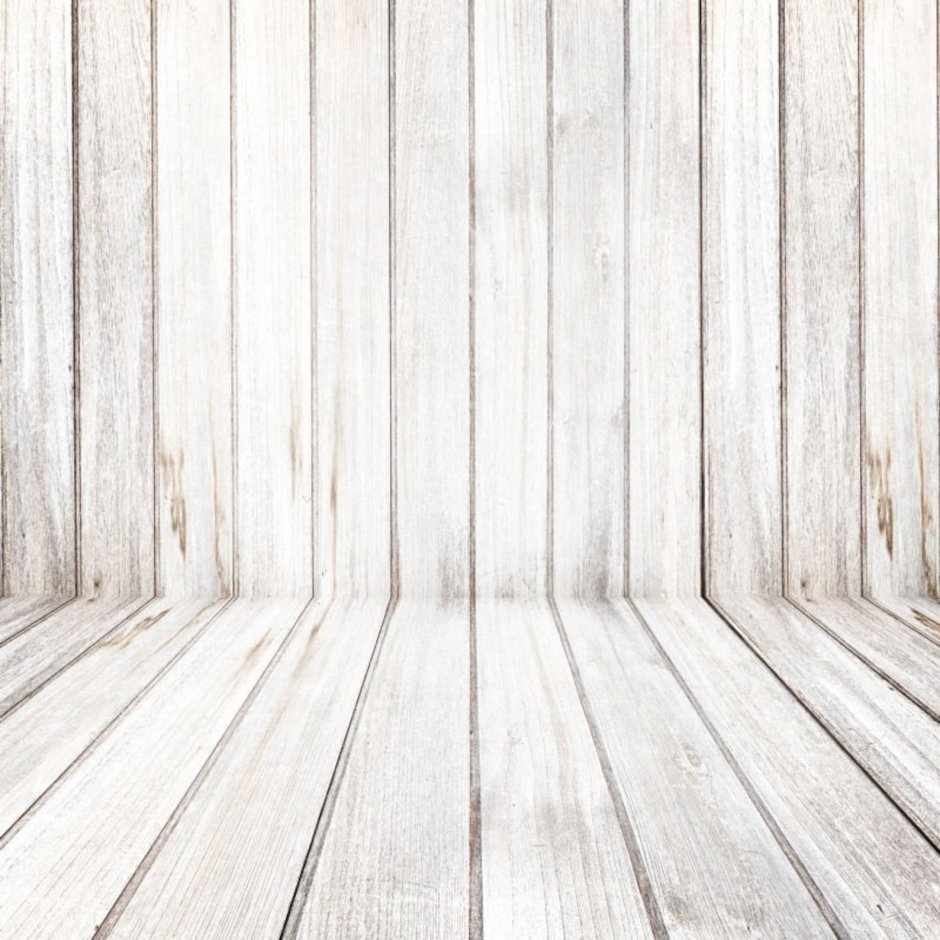 Белый деревянный пол