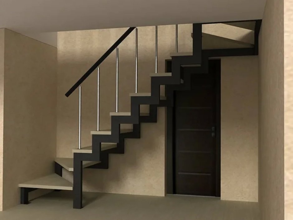 Лестница металл 40на40 труба