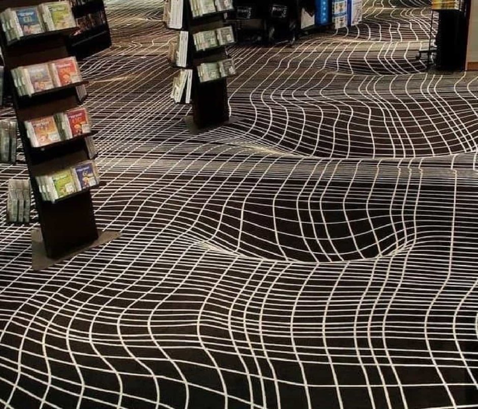 Оптические иллюзии на полу