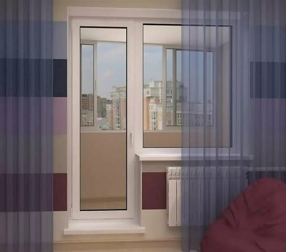 Рехау балконная дверь стеклянная