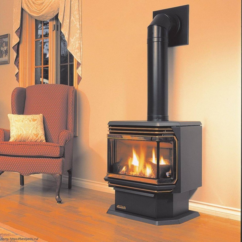 Газовое камин отопление