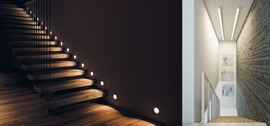 Подсветка лестницы