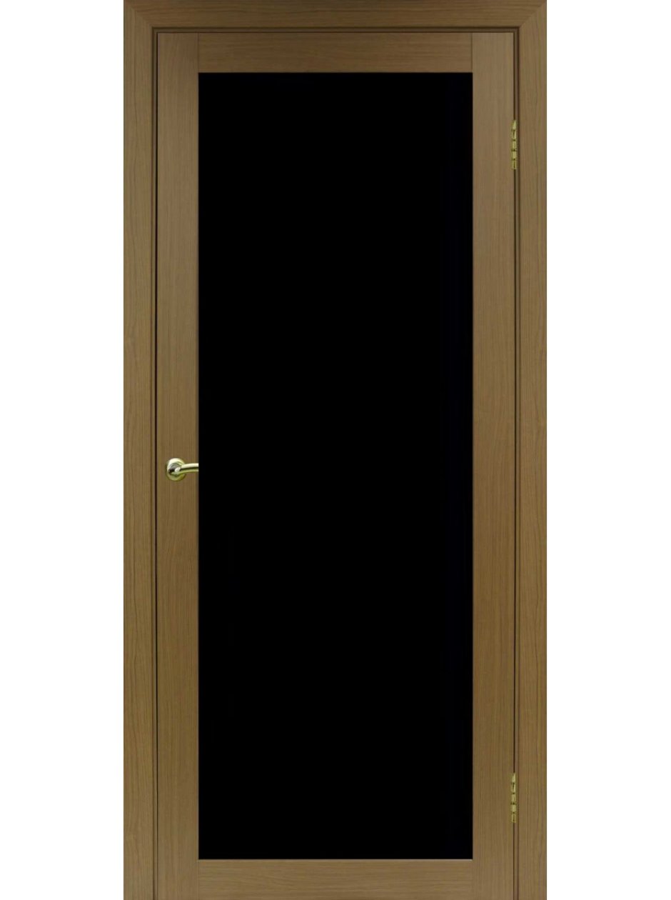 Дверное полотно Сан-Ремо (01) лакобель черный
