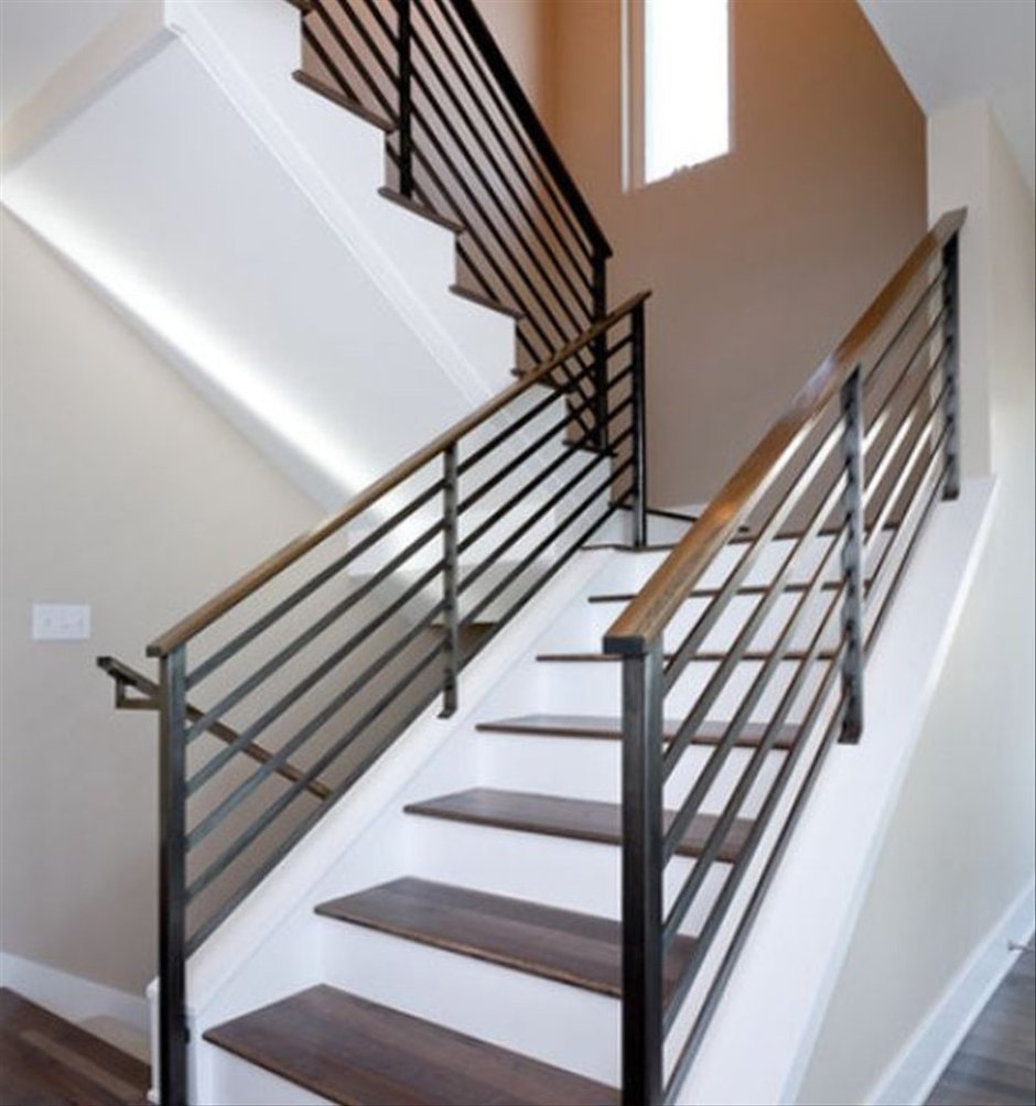 Перила из профильной трубы 40х20