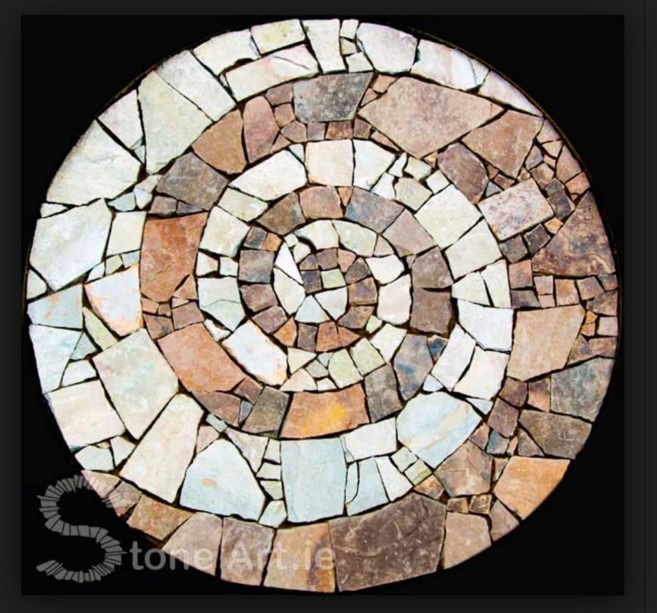 Мозаика из колотого камня