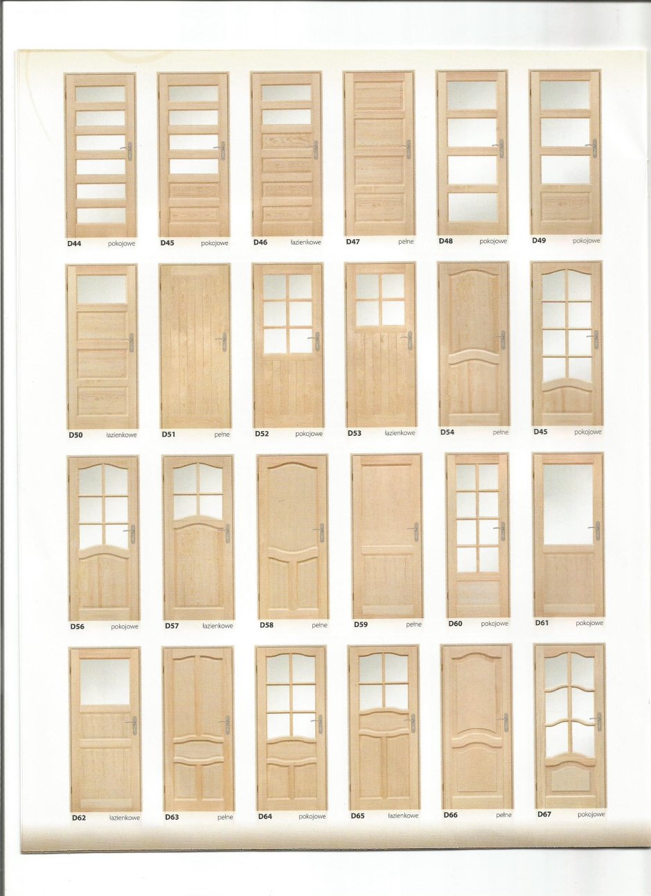 Двери межкомнатные деревянные