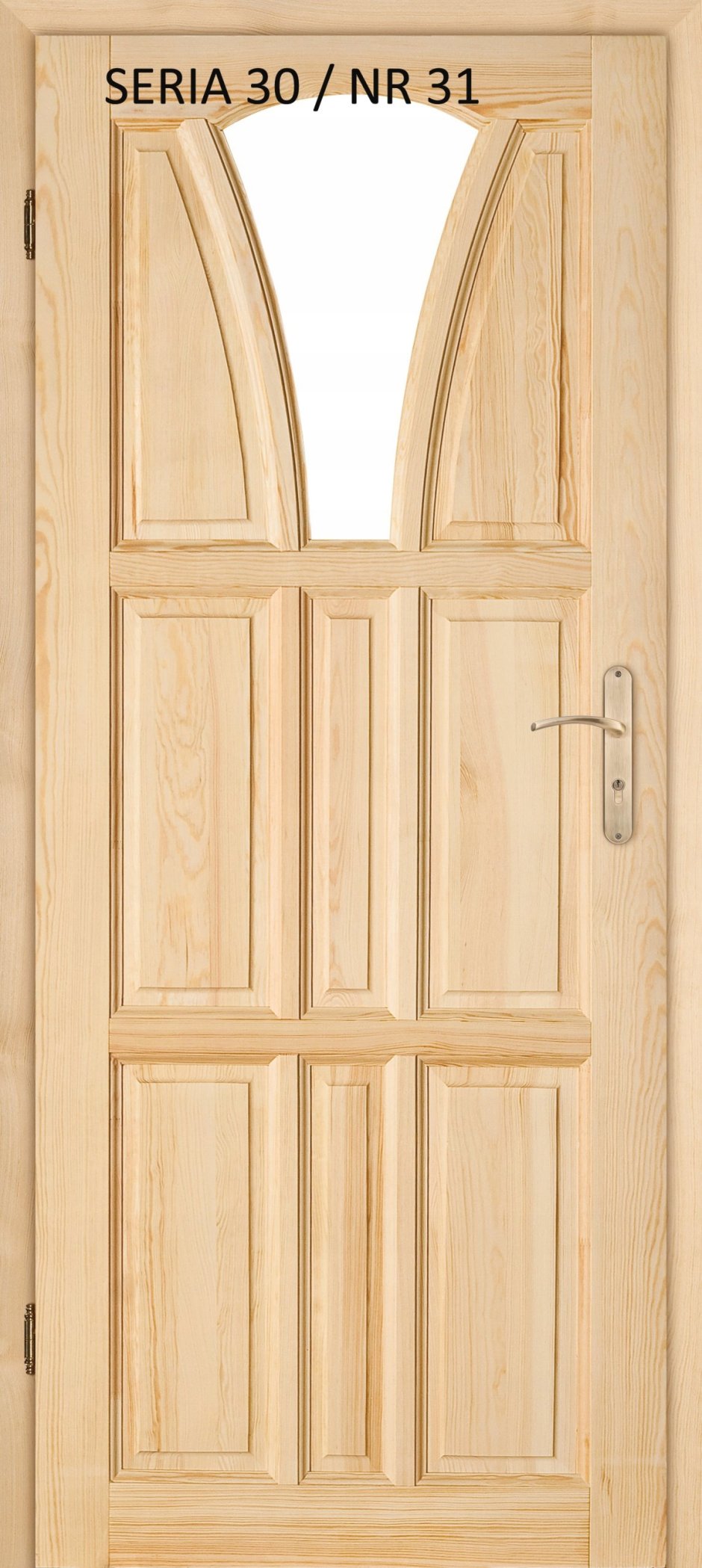 Дверь межкомнатная глухая 70x200 см, массив хвои