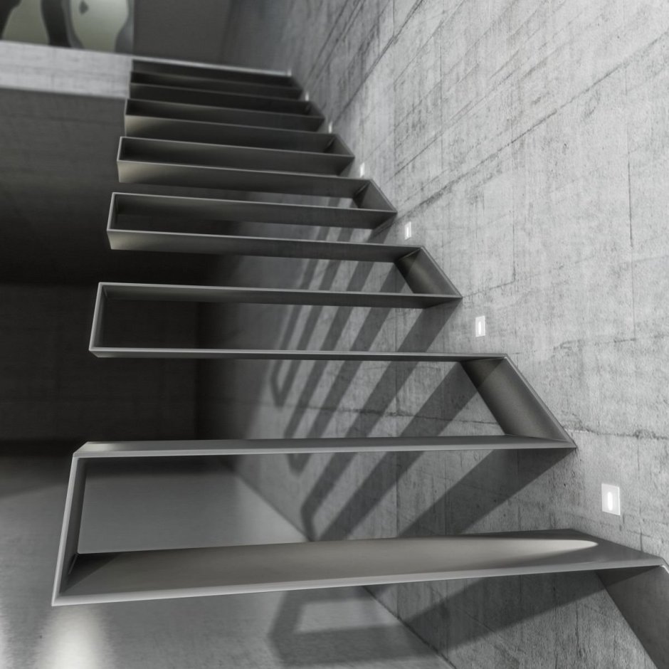 Консольная металлическая лестница