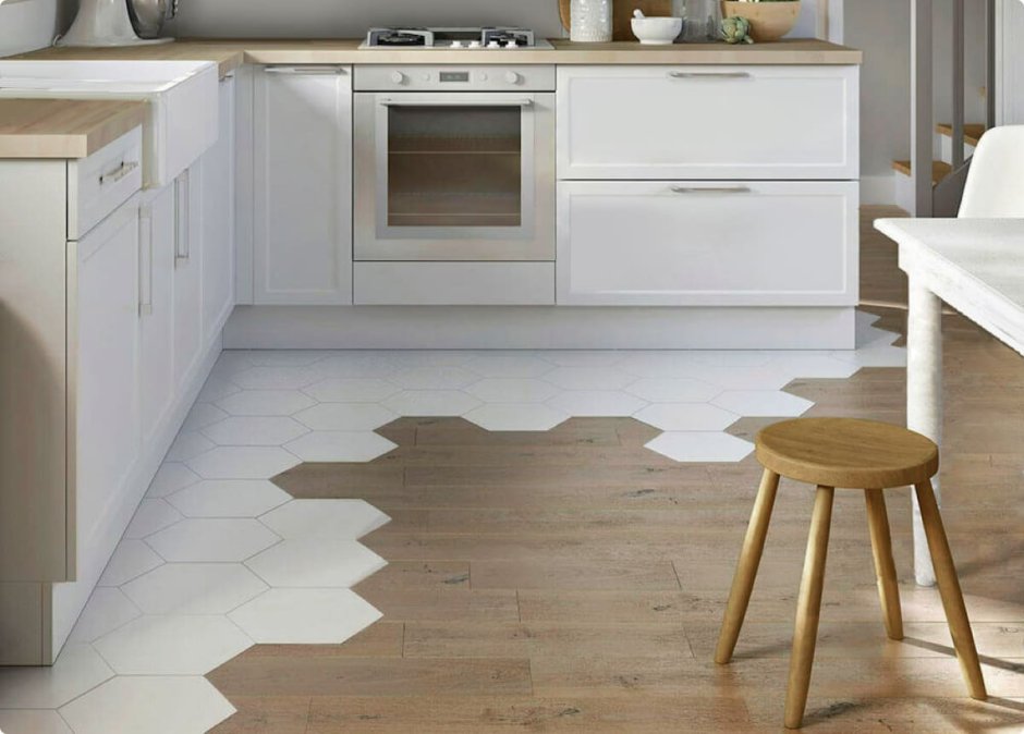 Плитка на кухню на пол