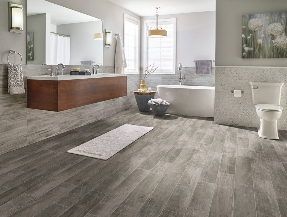 Плитка напольная под дерево