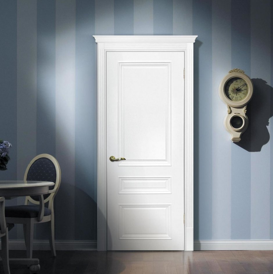Дверь межкомнатная Парма белый стиппл