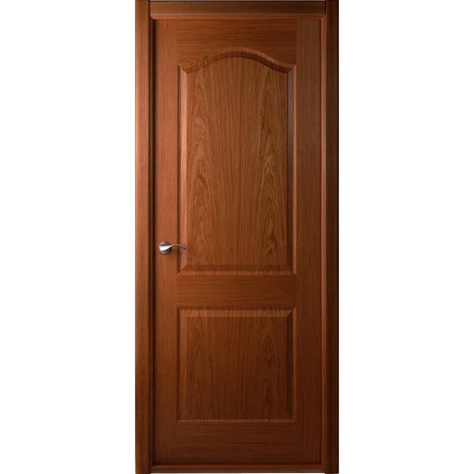 Дверь межкомнатная глухая ПВХ антик 80x200 см цвет итальянский орех