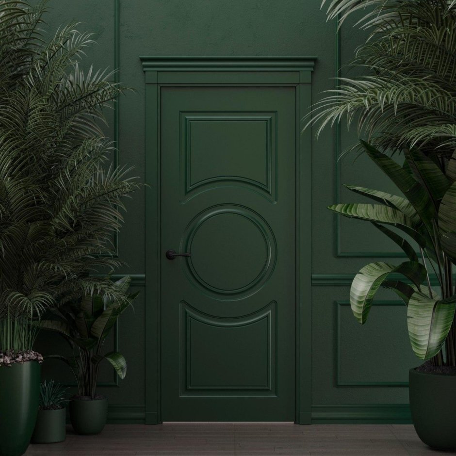 Зеленая дверь