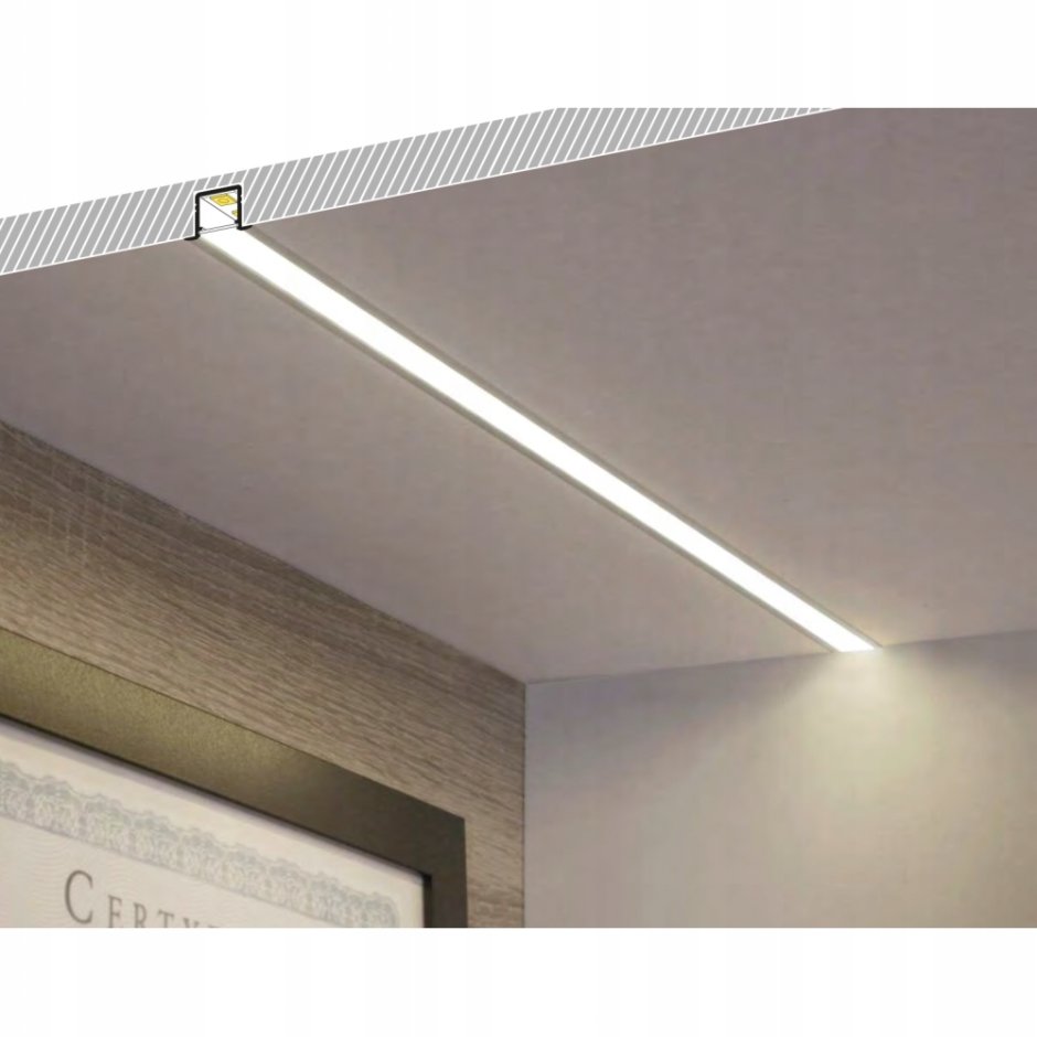 Профиль для светодиодной ленты на потолок
