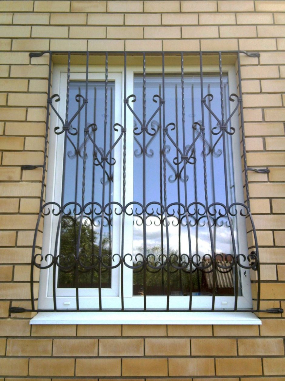 Решетки на окна прямые