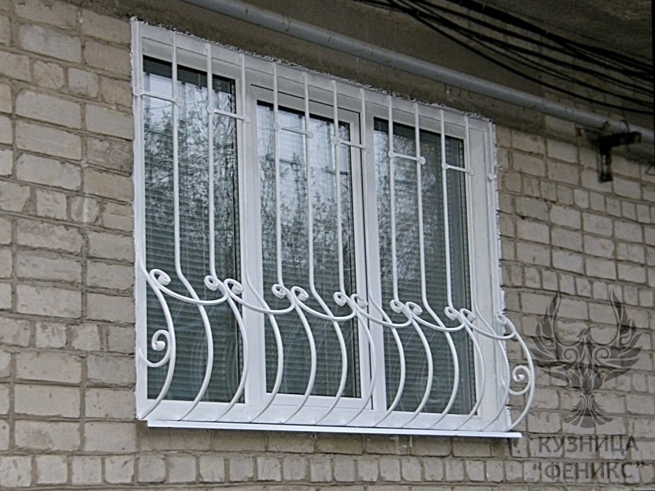 Выпуклые решетки на окна