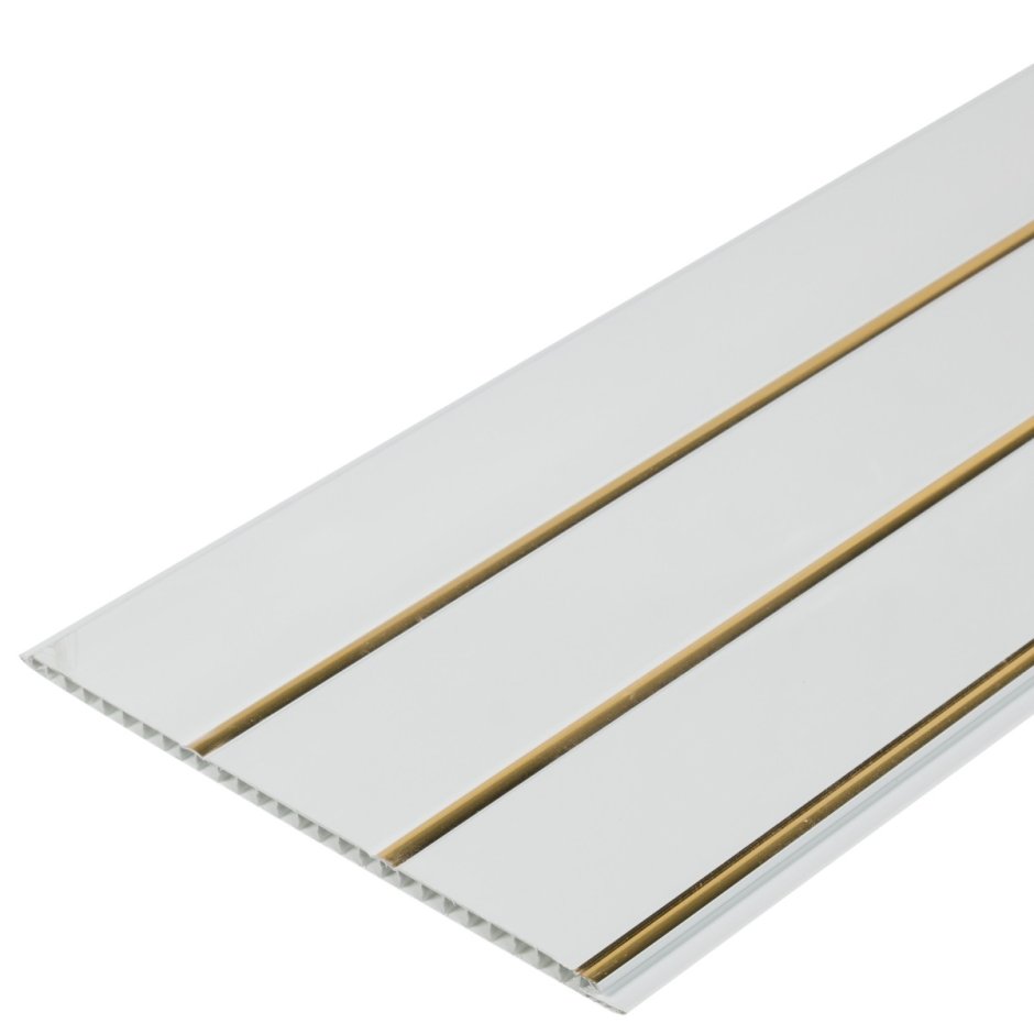 Вагонка ПВХ белая 3000x100x8