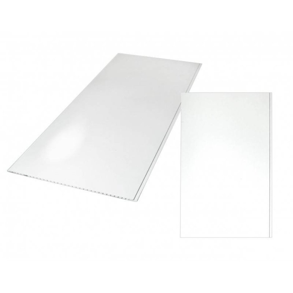 Панель ПВХ белый глянец 5 мм 3000х250 мм 0.75 м