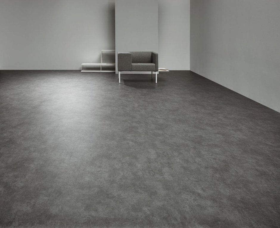 Линолеум черная плитка