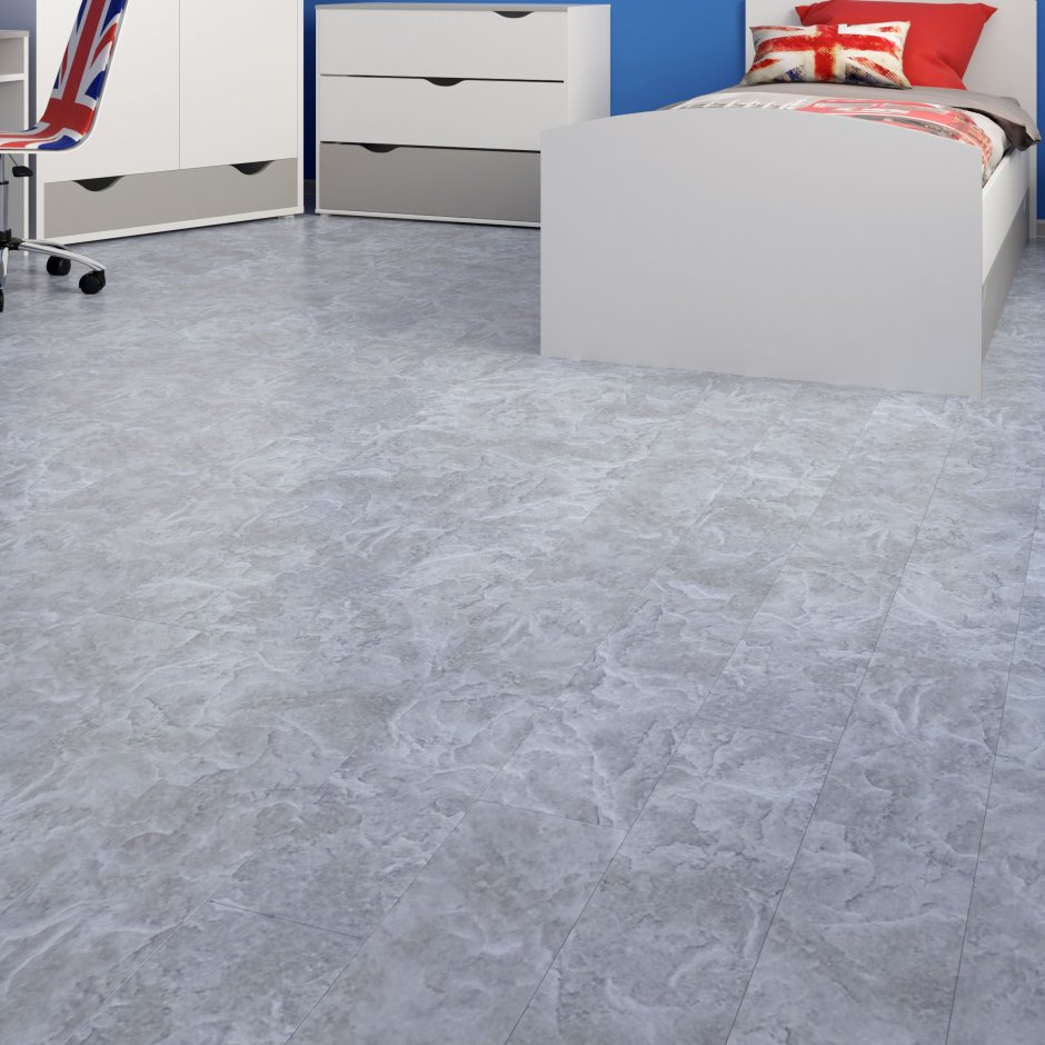 Напольная плитка для белой кухни