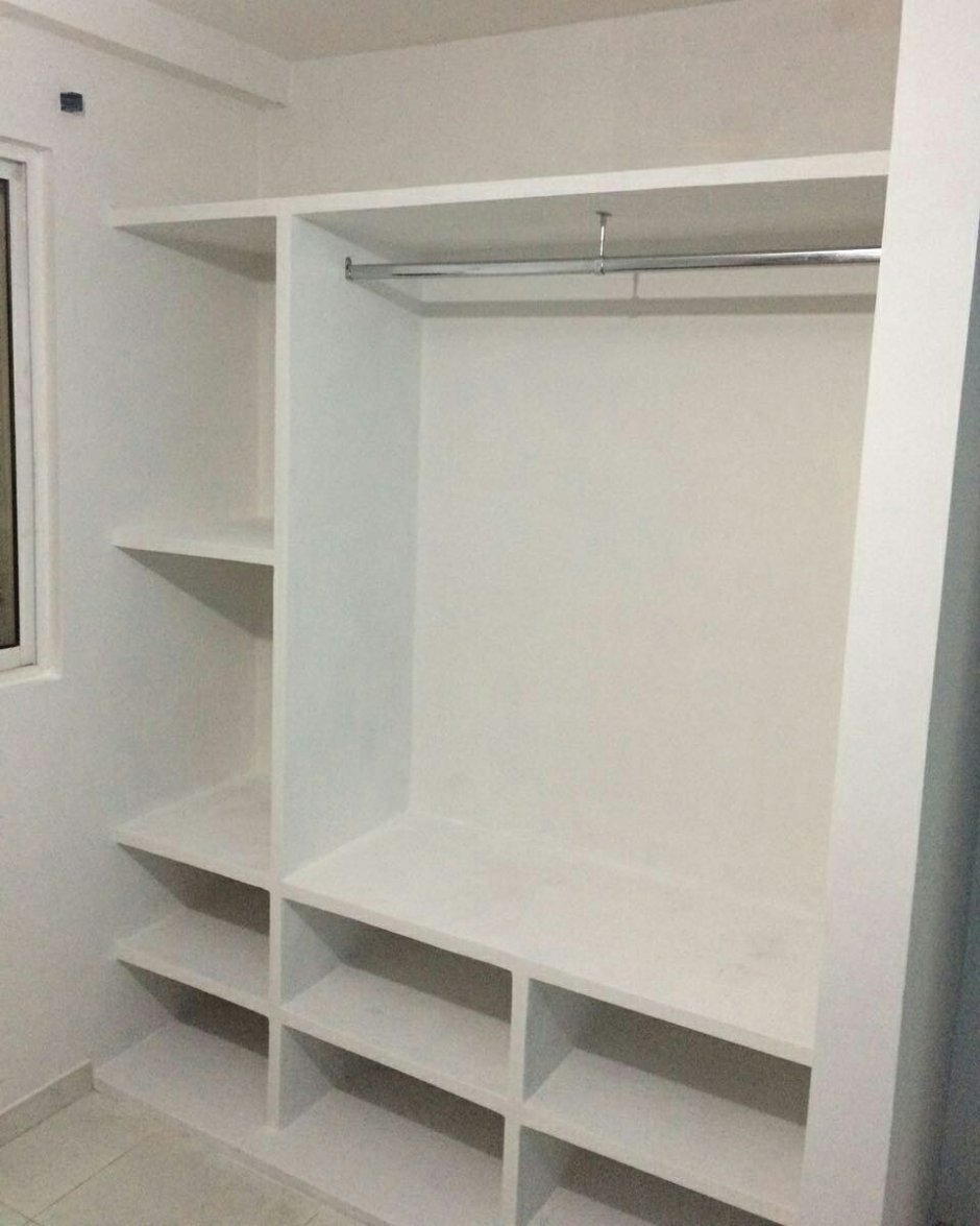 Шкафы из гипсокартона встроенные