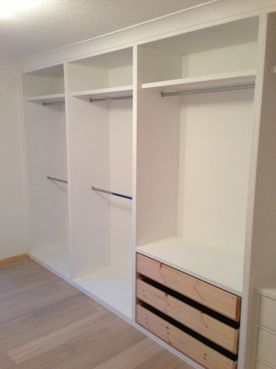 Шкафы из гипсокартона встроенные