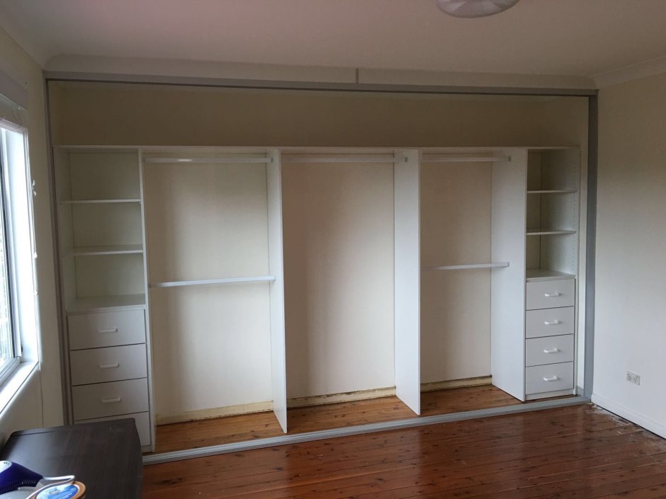 Шкафы из гипсокартона встроенные