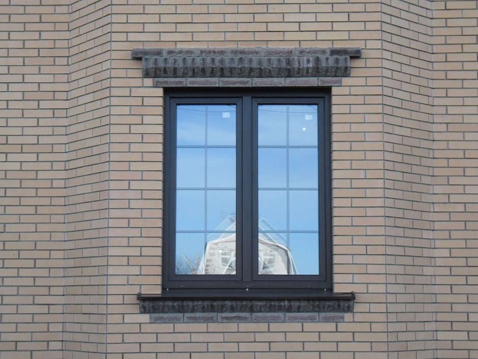 Серые окна с раскладкой