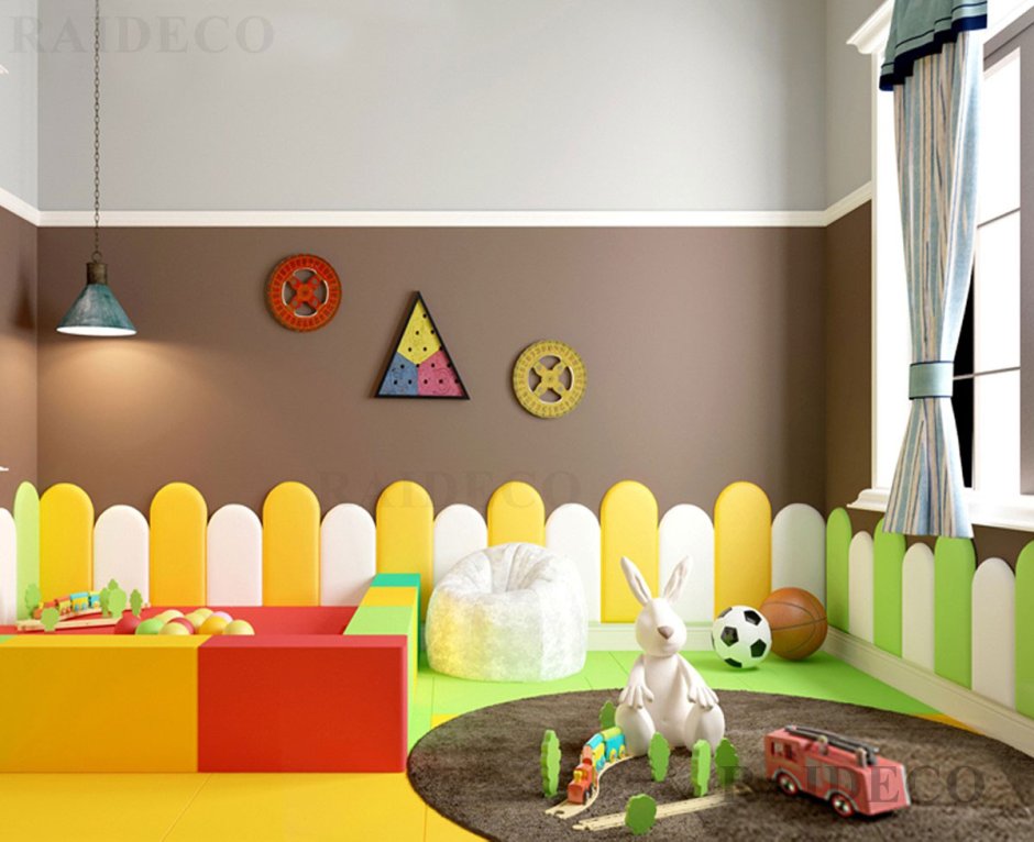 Мягкие панели для стен в детскую комнату