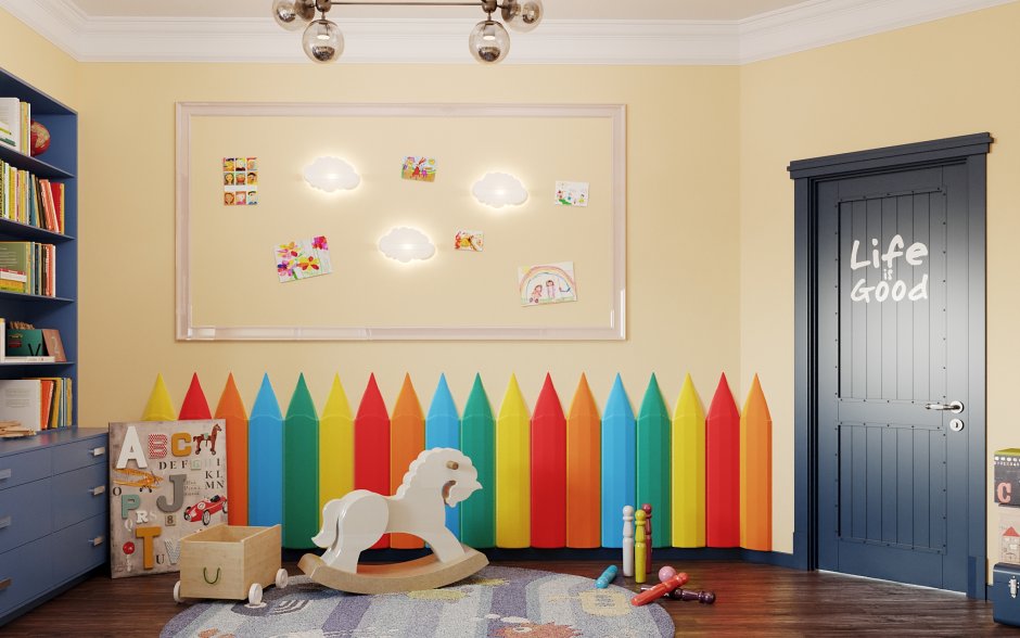 Декоративные панели в детскую комнату