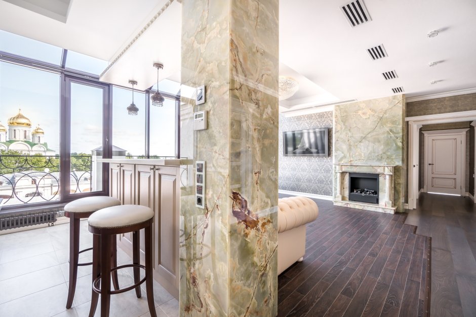 Гибкий камень для ванной комнаты