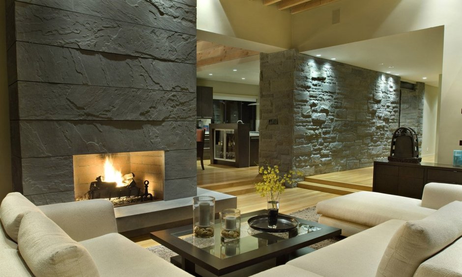 Камин венецианская штукатурка