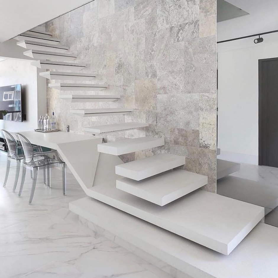 Штукатурка под мрамор в интерьере