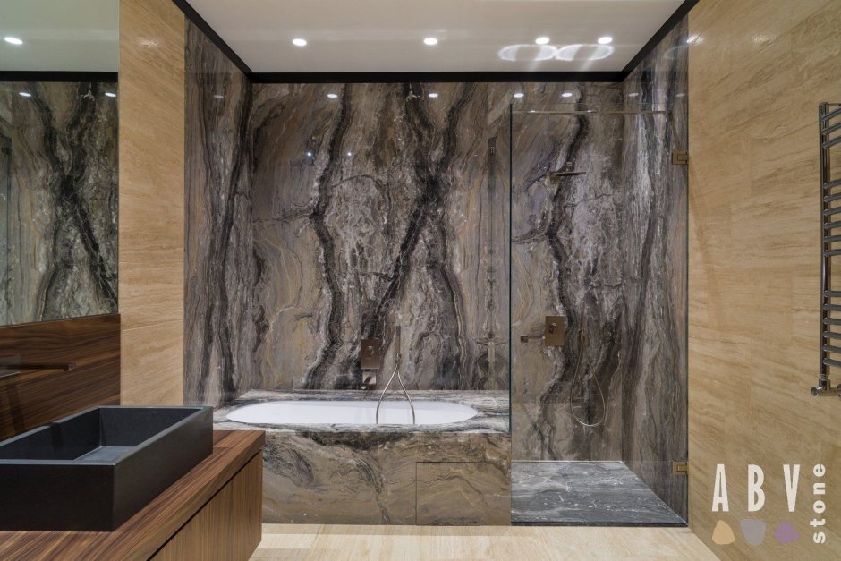 Слэб Оникс в гостиной