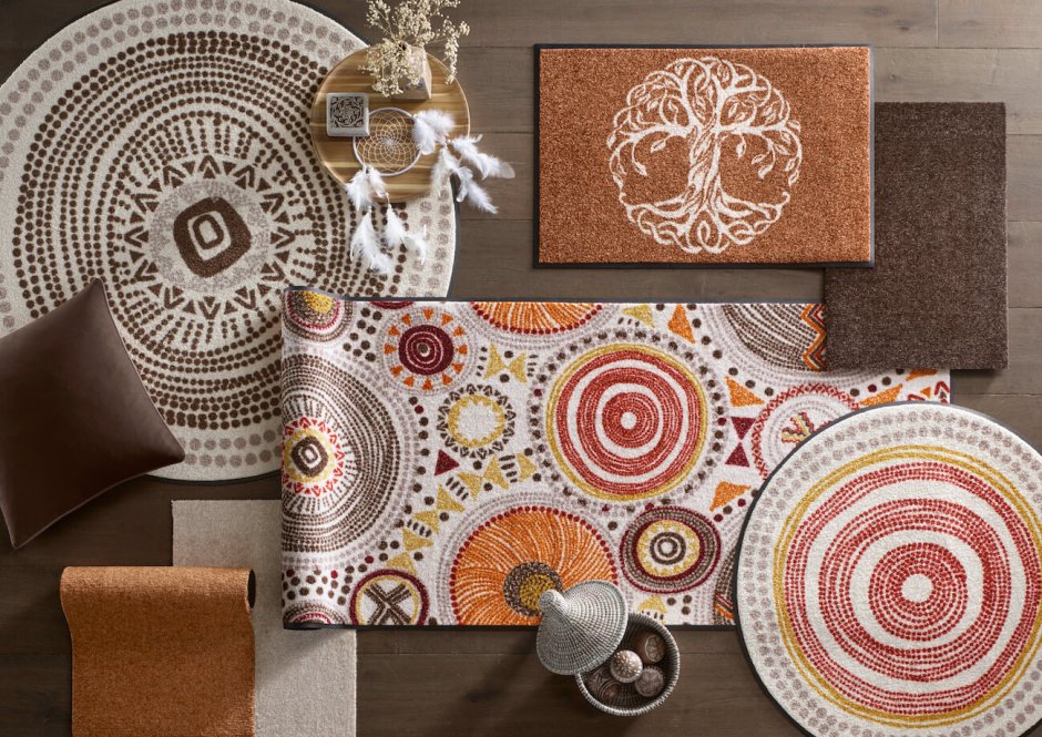 Коврик в стиле бохо