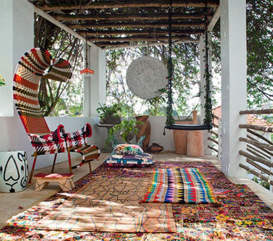 Ковер в стиле бохо