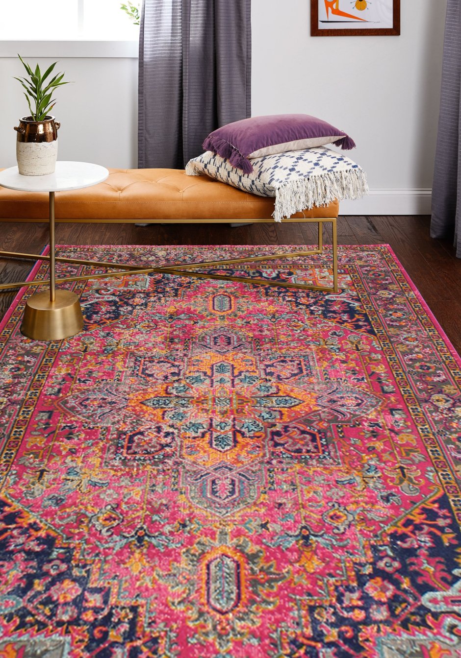 Ковер в стиле бохо