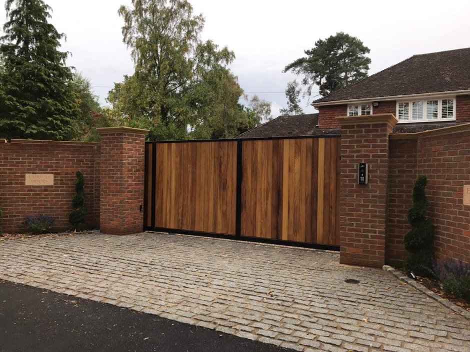 Забор в стиле Райта