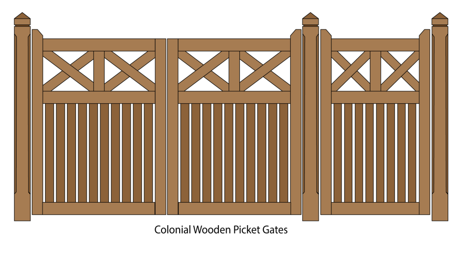 Калитка деревянная