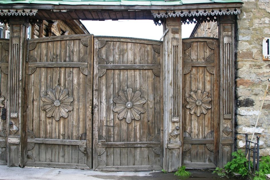 Тесовые ворота древняя Русь