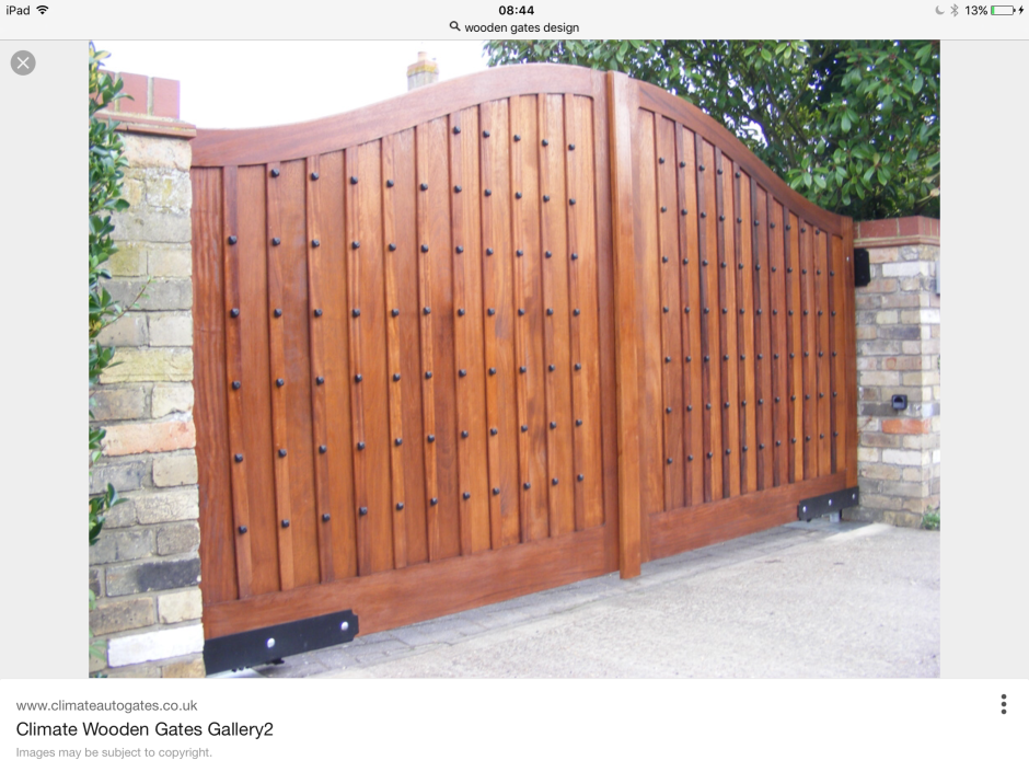 Деревянные ворота