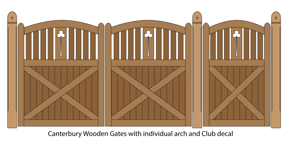 Макеты деревянных ворот