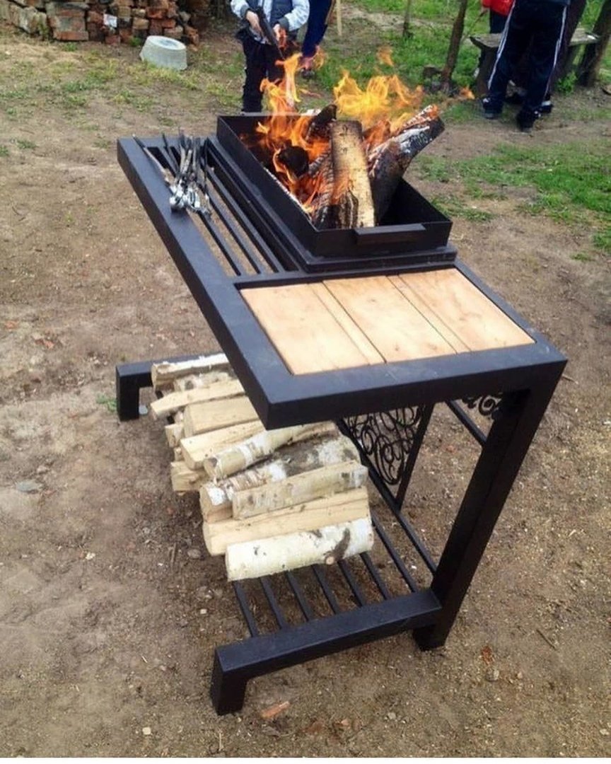 Стальная печь для гаража