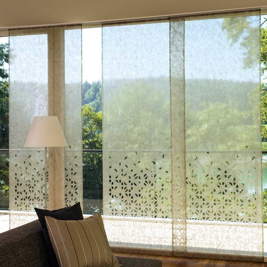 Японские шторы на витражные окна