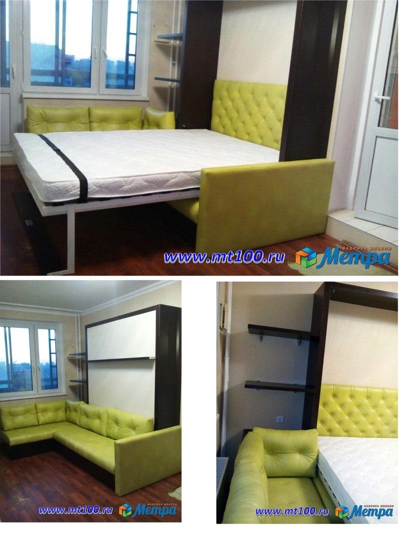 Шкаф-кровать трансформер на балкон