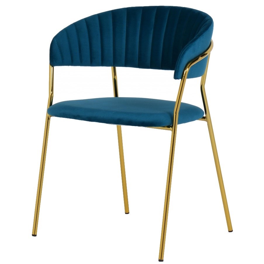 Стул Turin с золотыми ножками